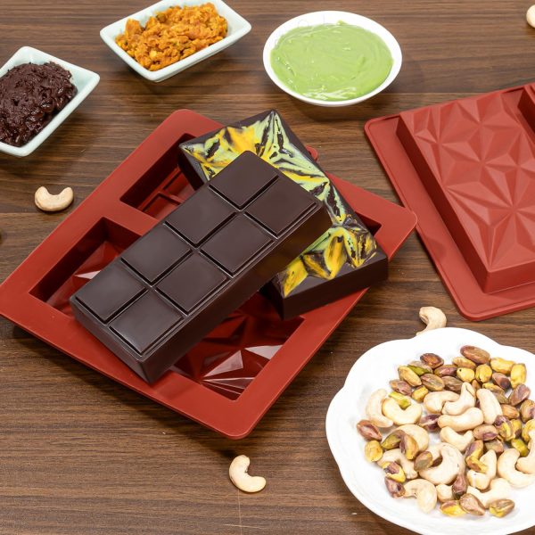 UWILLION Chocolate Mold BPA Free Silicone Pistachio Paste-3