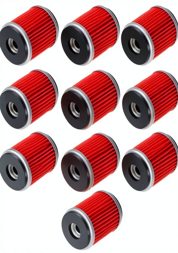 Vkinman Yamaha YFZ450 Oil Filter 10 Pack Durable Metal Construction-3