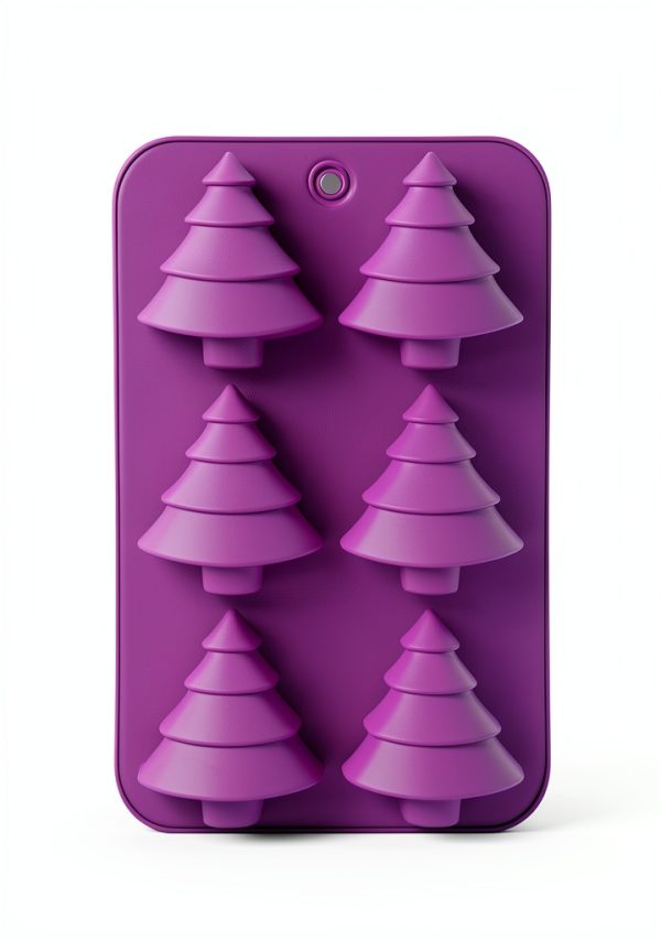 Silicone Christmas Tree Mold Accfore Food Grade-1