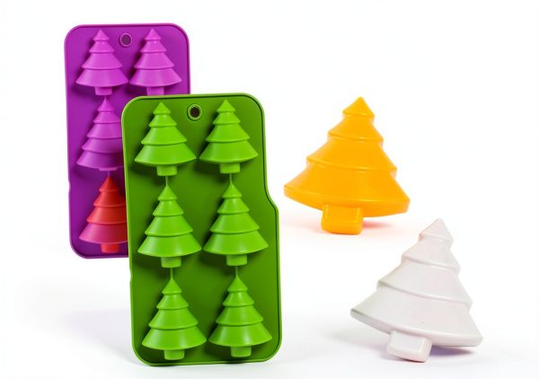 Silicone Christmas Tree Mold Accfore Food Grade-3