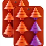 Silicone Christmas Tree Mold Accfore Food Grade-0