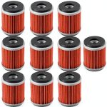 Vkinman Yamaha YFZ450 Oil Filter 10 Pack Durable Metal Construction-0