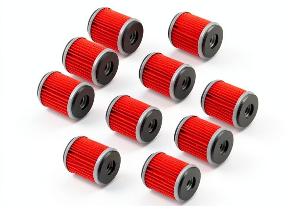 Vkinman Yamaha YFZ450 Oil Filter 10 Pack Durable Metal Construction-7
