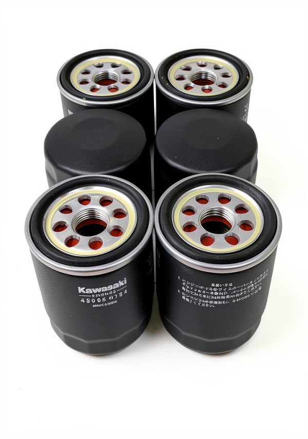 Kawasaki Oil Filter 49065-0734 Pack of 6 Heavy Duty Paper-Steel-1