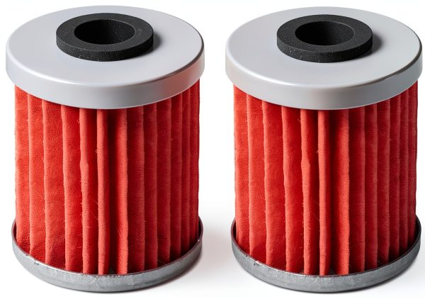 MOTOKU Motorcycle Oil Filter M16 4-Pack for Kawasaki KX250F & KX450F-1