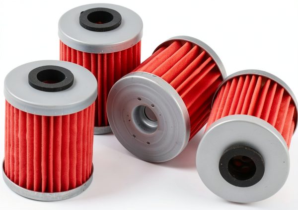 MOTOKU Motorcycle Oil Filter M16 4-Pack for Kawasaki KX250F & KX450F-0
