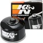 K&N High Flow Motorcycle Oil Filter KN-164 Heavy Duty Synthetic Blend-0