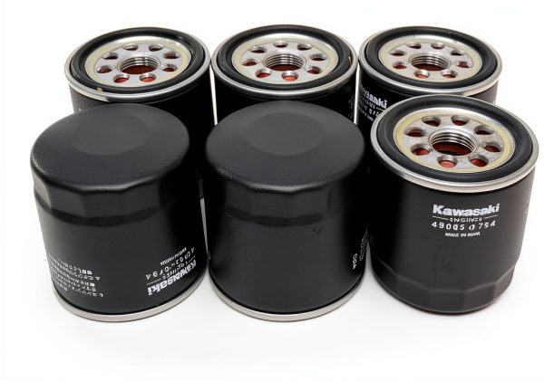 Kawasaki Oil Filter 49065-0734 Pack of 6 Heavy Duty Paper-Steel-2