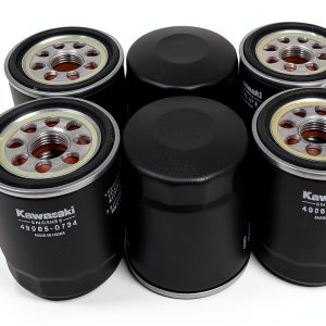 Kawasaki Oil Filter 49065-0734 Pack of 6 Heavy Duty Paper-Steel-0