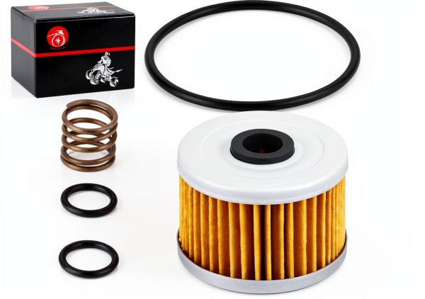 Oil Filter Kit MOTO1988 15410-KF0-305 for Honda ATC250 Chrome Finish-0