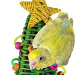Super Bird Creations SB872 Mini Xmas Tree Bird Toy for Small to Medium-0