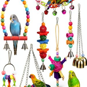 Bird Toys YIXUND Ladder Hammock for Conures-0