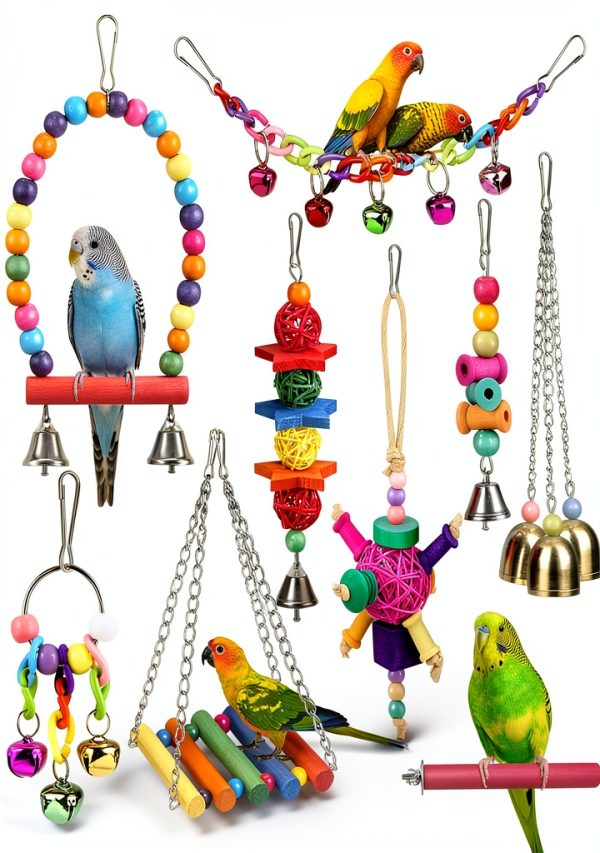 Bird Toys YIXUND Ladder Hammock for Conures-0
