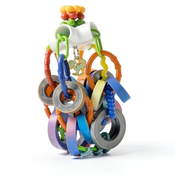 Bagel Cascade Bird Toy Super Bird Creations Large 15" x 4.5"-6