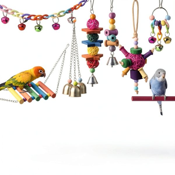 Bird Toys YIXUND Ladder Hammock for Conures-2