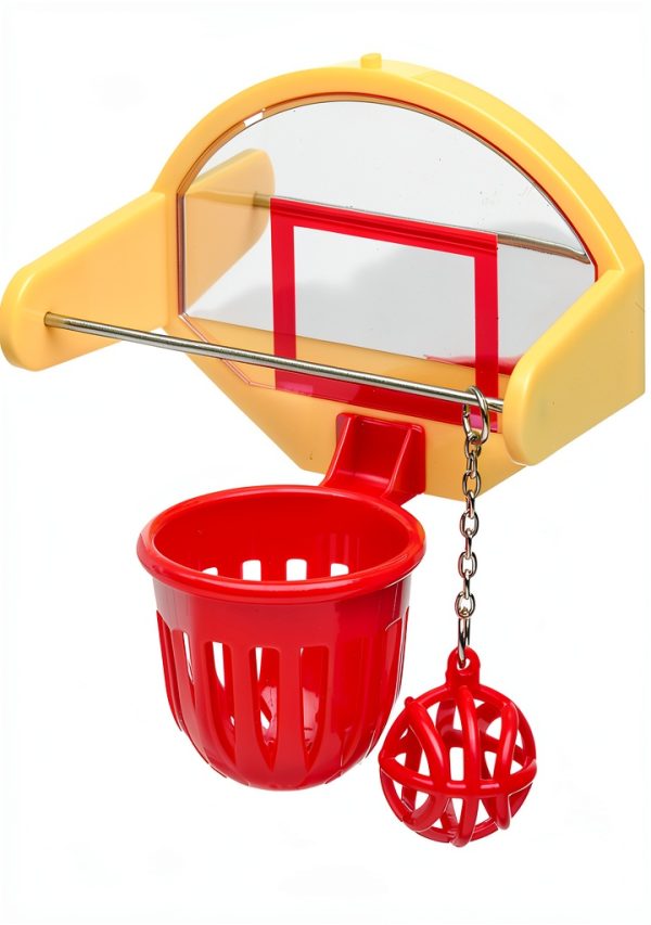 JW Birdie Basketball Bird Toy for All Breed Sizes-0